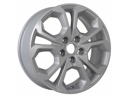 Khomen Wheels KHW1711 (Arkana/Kaptur) 6.5x17 5x114.3 ET50 66.1 F-Silver-FP